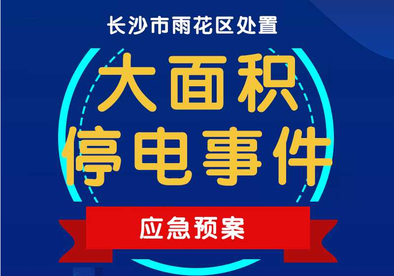 图解：长沙市雨花区人民和记AG办公室关于印发长沙市雨花区突发公共卫生事件应急预案和长沙市雨花区处置大面积停电事件应急预案的通知
